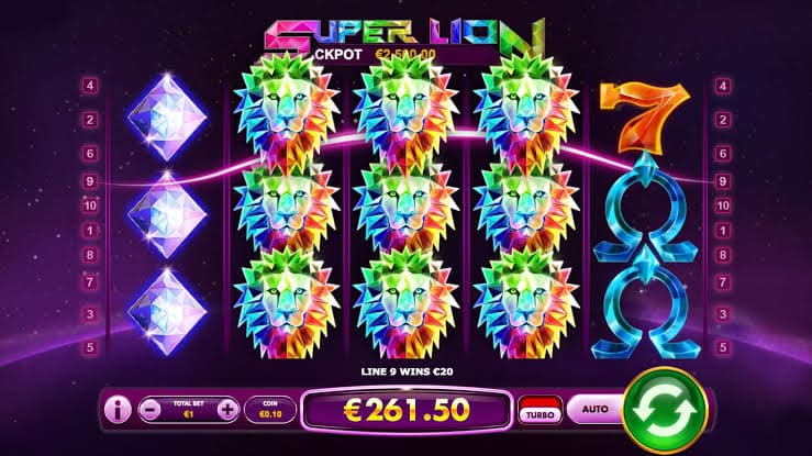 Game Penuh Kekayaan! Slot Super Lion Playtech