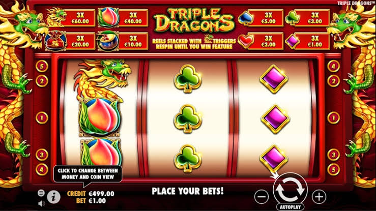 Slot Triple Dragons Pragmatic Play