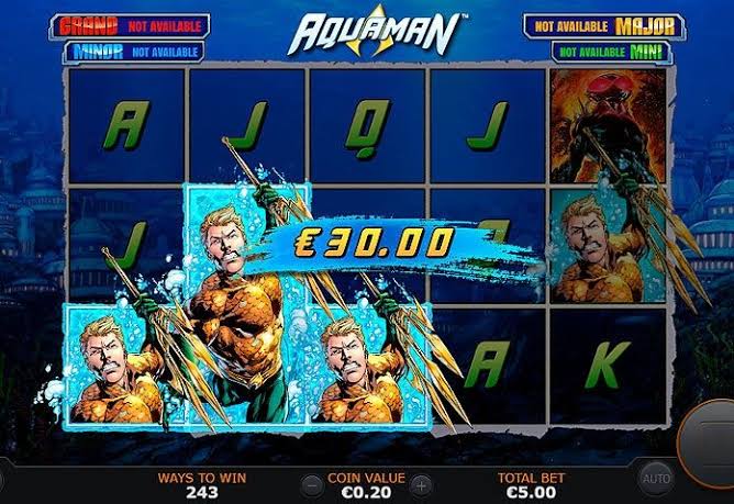 Slot Aquaman Playtech